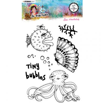 StudioLight So-Fish-Ticated Clear Stamps - Sea Creatures